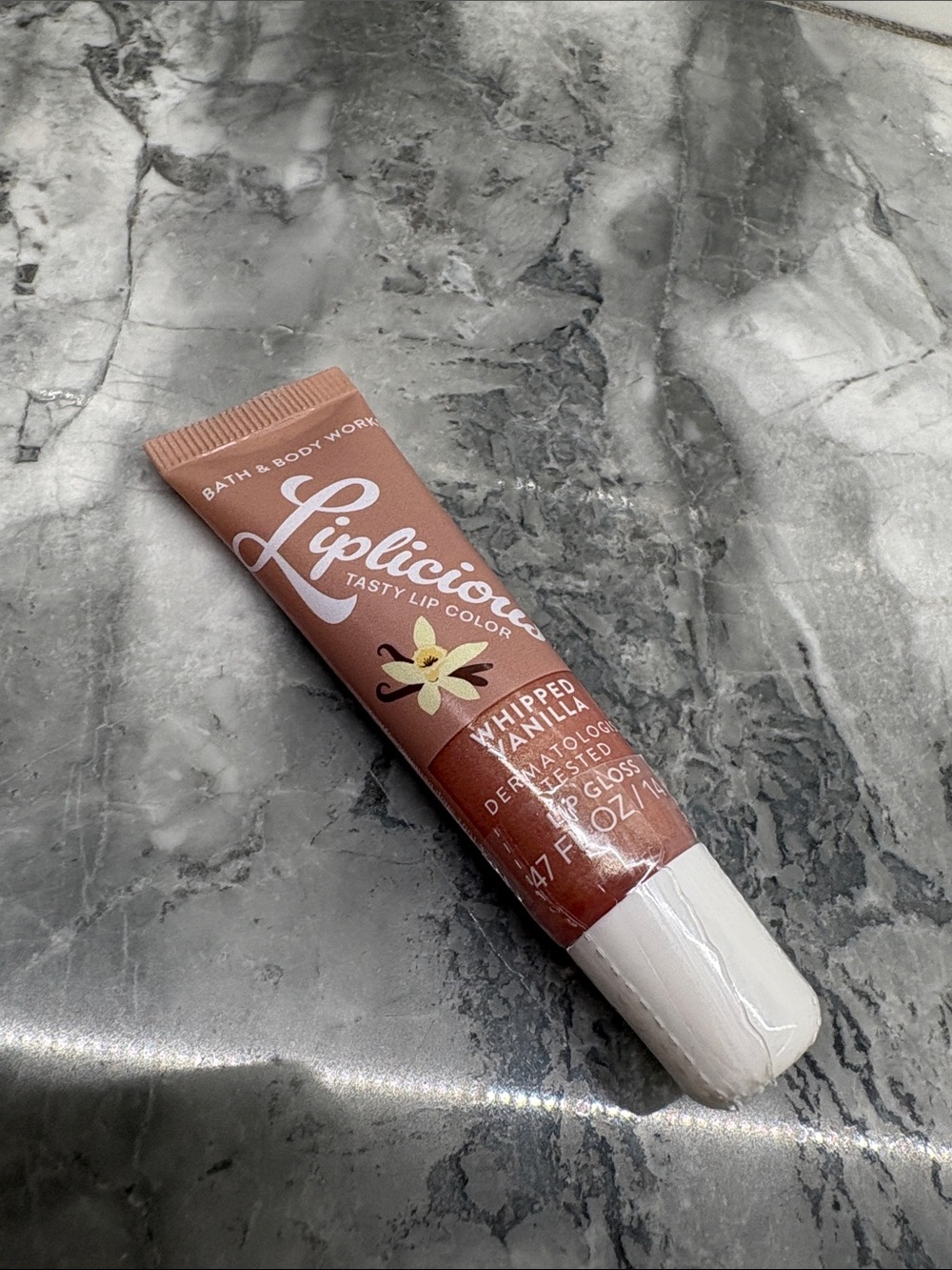 Bath & Body Works Liplicious Whipped Vanilla Lip Gloss - Brown